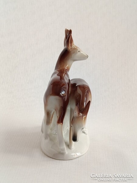 Sitzendorf porcelain deer