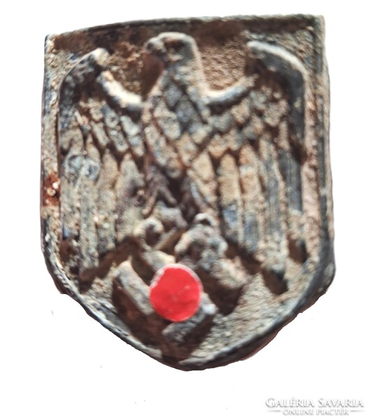 1941's ANTIK II. VH.DAK AFRIKA KORPS német trópusi sisak kalapjelvény RITKASÁG !!!