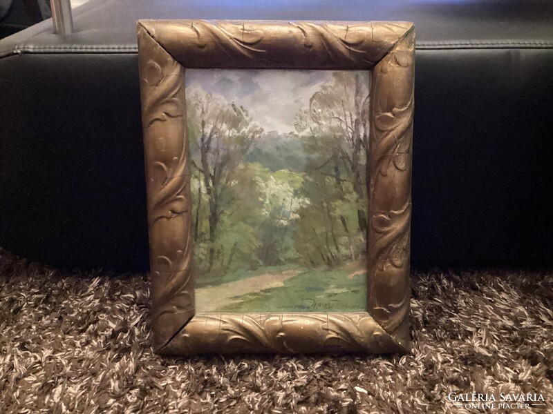 Halasi Horváth István (1904-1994) : Erdőrészlet .