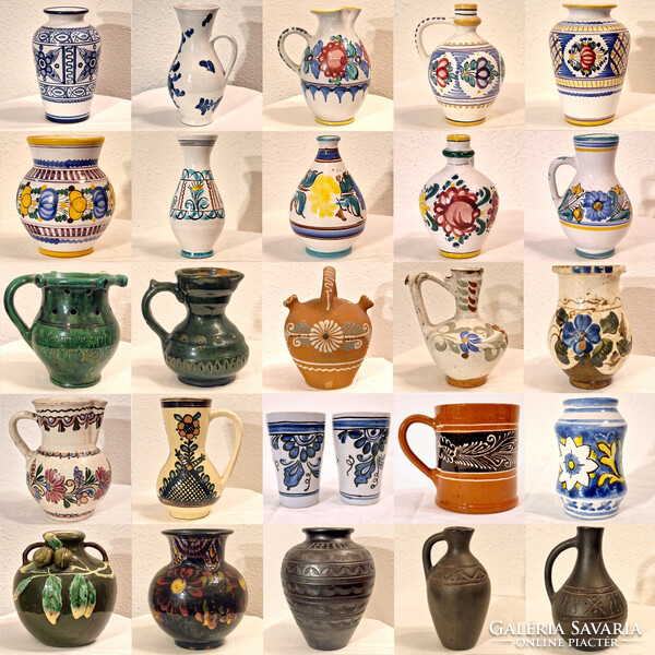 Herendi zöld virág mintás porcelán tálca, szendvics tálca, desszert tálca (2x49,5x17,5) (121.)