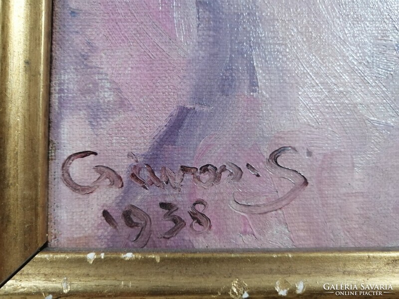 CSÁVOSI SÁNDOR /1885-1954/ VAJDASÁGI MAGYAR FESTŐMŰVÉSZ - KISLÁNY PORTRÉ