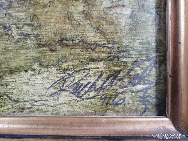 REICHL KÁLMÁN /1879-1926/ ÉPÍTÉSZ, FESTŐMŰVÉSZ - A NYARALÓ