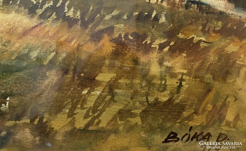Bóka Dezső -  akvarell (1974)