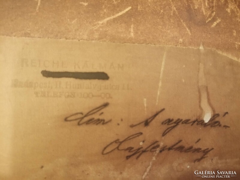 REICHL KÁLMÁN /1879-1926/ ÉPÍTÉSZ, FESTŐMŰVÉSZ - A NYARALÓ