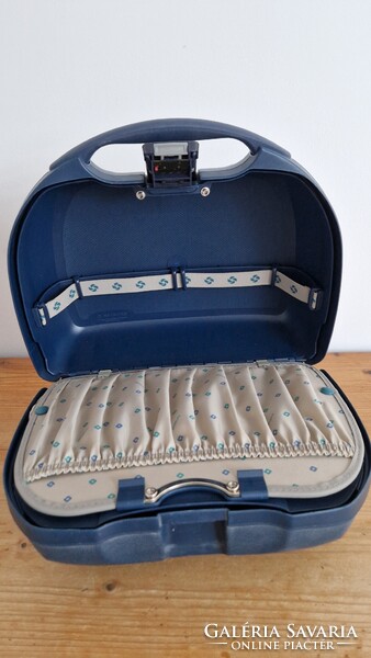 Samsonite kozmetikai táska, beautycase, fodrász, sminkes, utazó kézi kisbörönd keményfedelü