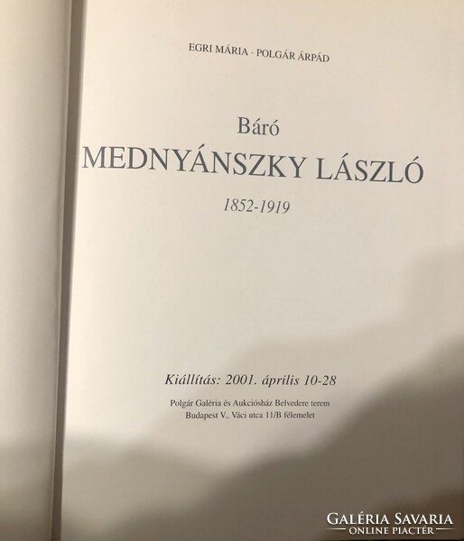 Egry Mária - Polgár Árpád Báró Mednyánszky László