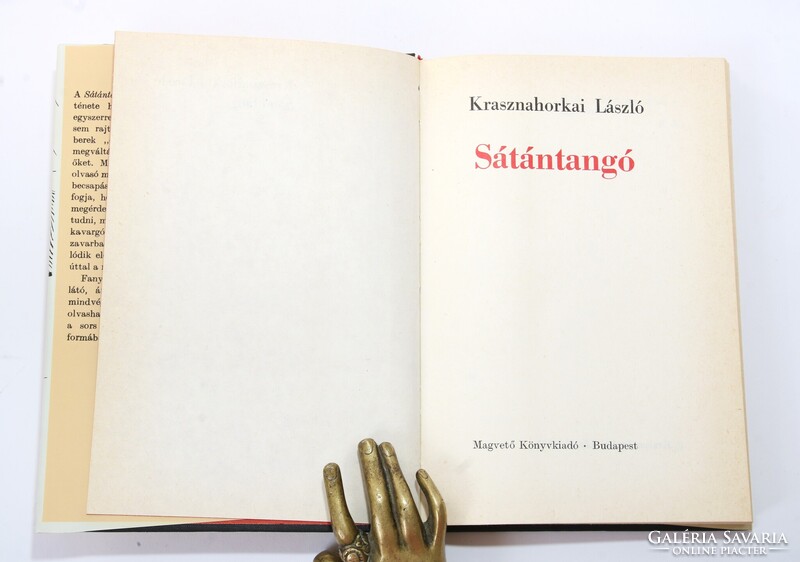 Krasznahorkai László - Sátántangó - Hibátlan védőborítós első kiadás !!