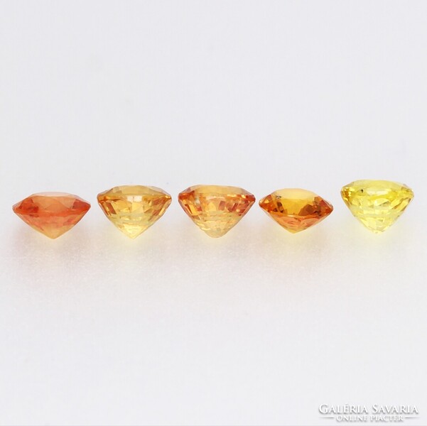 (2) 0.34ct VS 3.9mm Kezeletlen Színváltó Zafír, Csodálatosan Gyönyörű Drágakő