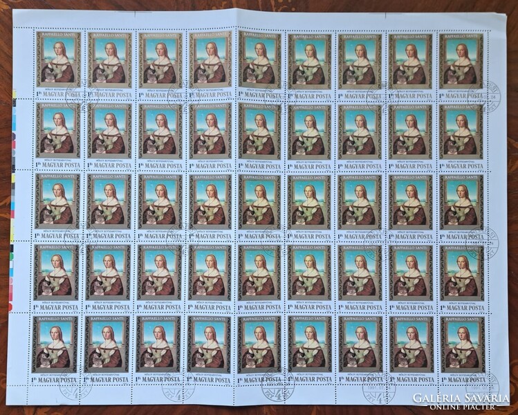 1983 - Raffaello Santi születésének 500. évfordulója - Magyarorszég - pecsételt (1 Ft)