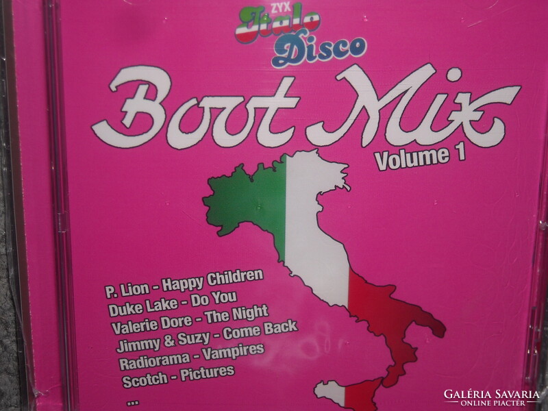 ZYX ITALO DISCO BOOT MIX VOLUME 1 CD ÚJ gyári bontatlan