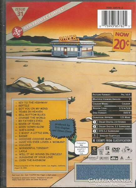 Eric Clapton One More Car One More Rider DVD