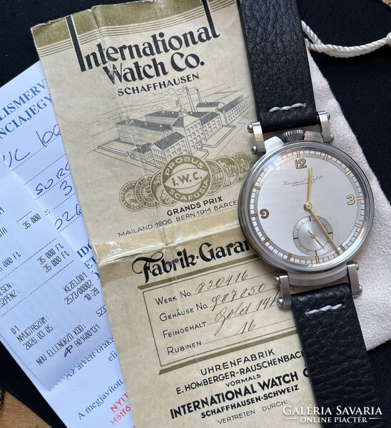 Exkluzív IWC Schaffhausen zsebórabeépítés