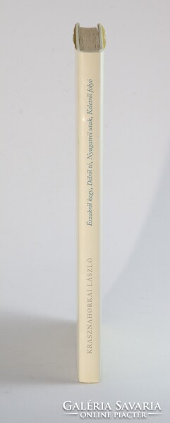 Dedikált Krasznahorkai László  - Északról hegy, délről tó Első kiadás a Nobel-díjas író regénye !!