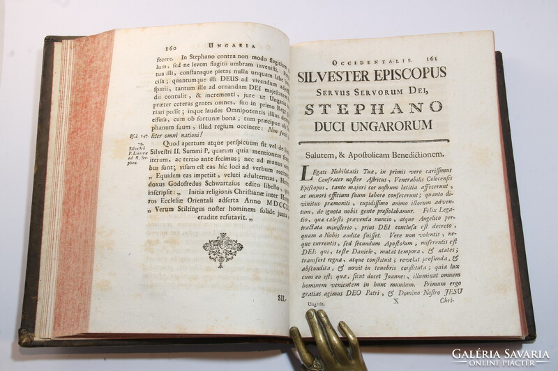 1768 - Túróczi László - Ungaria - Magyarország ismertetése Gyönyörű bőrkötésben !!