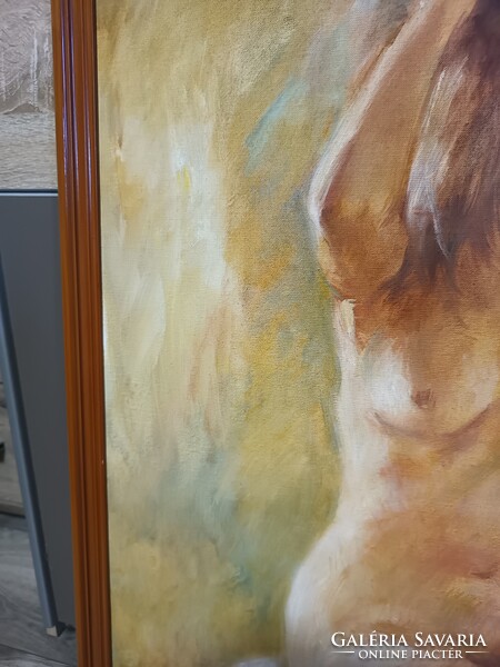 Csomor katalin nude painting 60x70