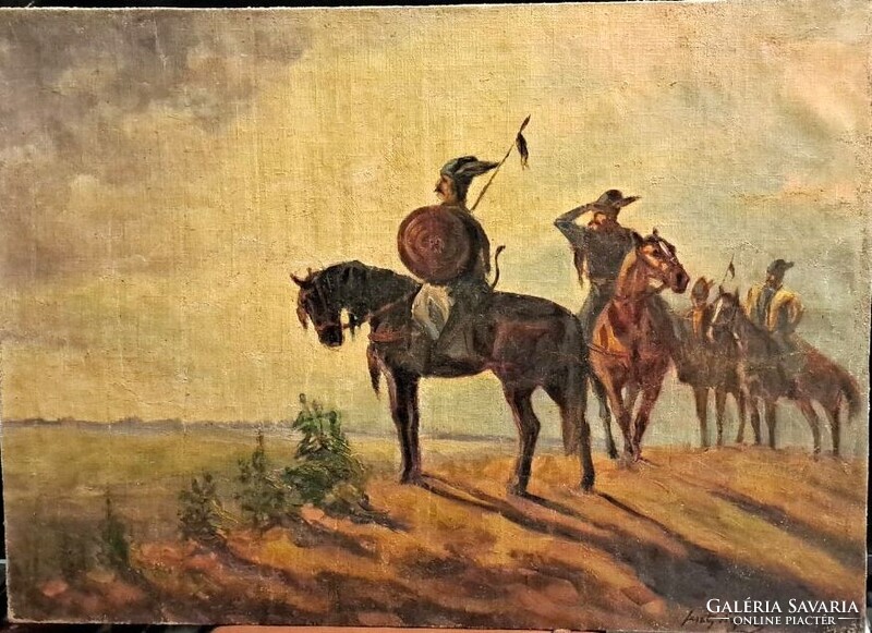 „Őrjárat a pusztán – magyar festő, Feszty Árpád