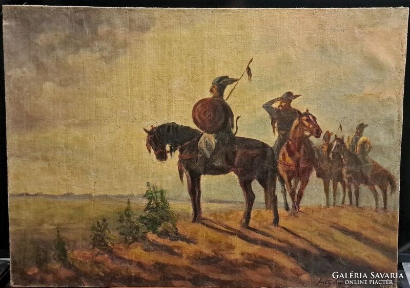 „Őrjárat a pusztán – magyar festő, Feszty Árpád