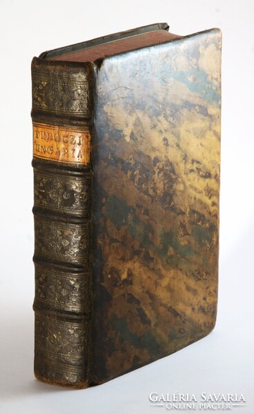 1768 - Túróczi László - Ungaria - Magyarország ismertetése Gyönyörű bőrkötésben !!