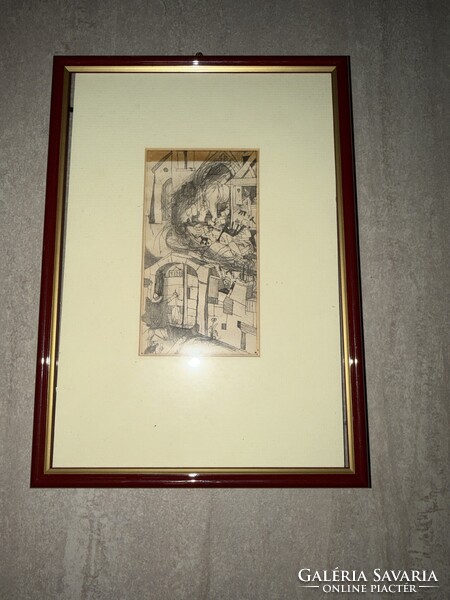 Ismeretlen festőtől származó rézkarc