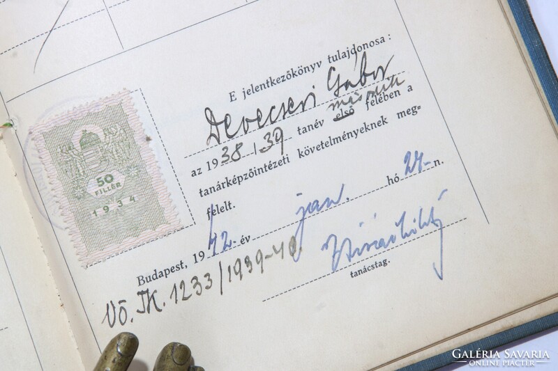 1936 - Devecseri Gábor író tanárképző leckekönyve irodalomtörténeti kuriózum !!
