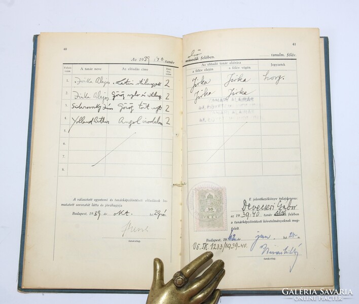 1936 - Devecseri Gábor író tanárképző leckekönyve irodalomtörténeti kuriózum !!
