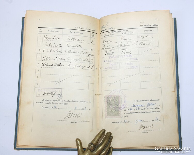 1936 - Devecseri Gábor író tanárképző leckekönyve irodalomtörténeti kuriózum !!