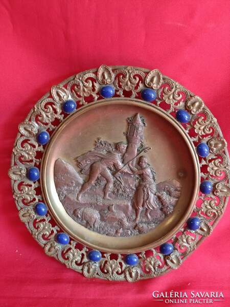 Antique Historicist Wall Plaque 1870-1880!