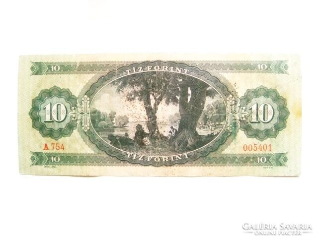10 HUF 1962. Petőfi ten forints, the 123 mark! 268413 Serial number