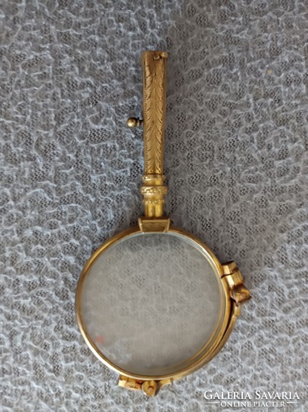 Art deco lornyon, cvikker, . Rugós nyílik. 040.