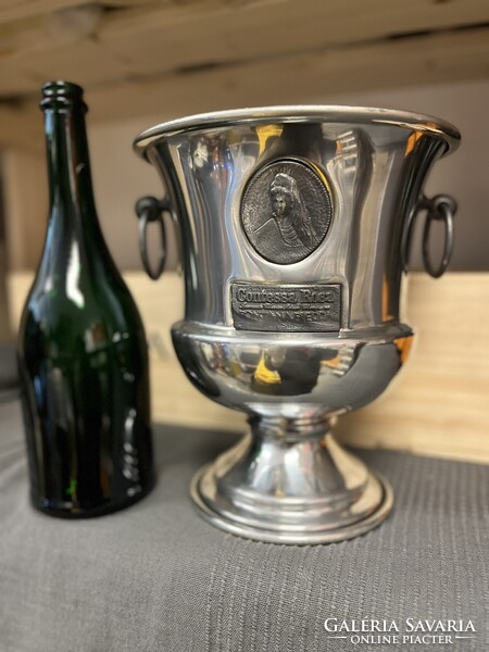 CHAMPAGNE CLUB - Vintage Secchiello Fontanafredda pezsgőhűtő – „Contessa Rosa” 1950–60