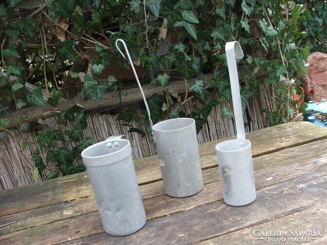 Régi konyhai eszköz mérőedény 3db