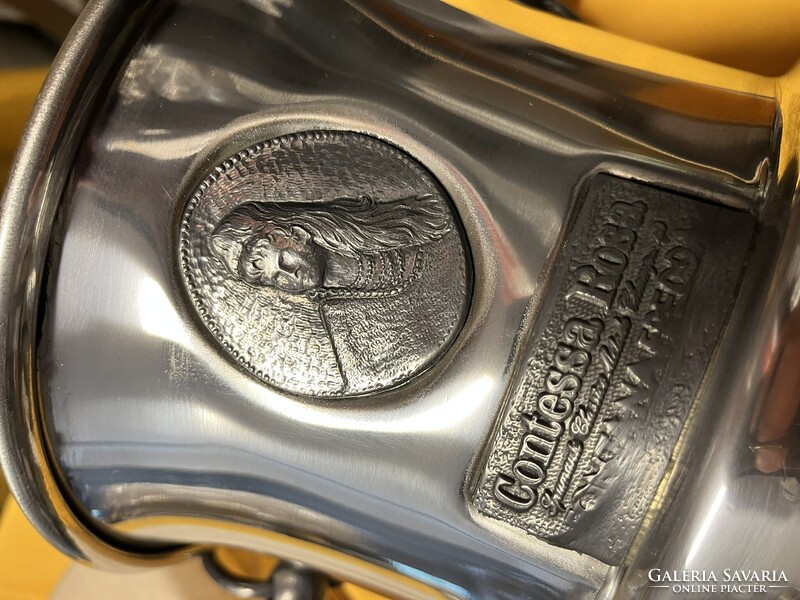 CHAMPAGNE CLUB - Vintage Secchiello Fontanafredda pezsgőhűtő – „Contessa Rosa” 1950–60