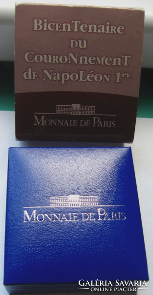 Franciaország - 2004 - 1½ Euro - emlékérme - Napóleon koronázása, 200. évfordulójára - ezüst, PP