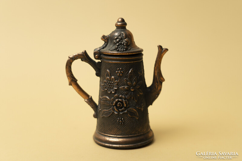 Mid Century Rezezett Kancsó / Retró / Talán bronz