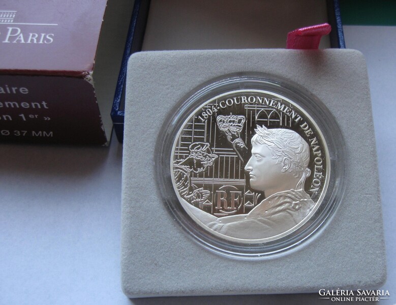 Franciaország - 2004 - 1½ Euro - emlékérme - Napóleon koronázása, 200. évfordulójára - ezüst, PP