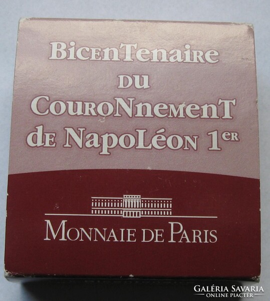 Franciaország - 2004 - 1½ Euro - emlékérme - Napóleon koronázása, 200. évfordulójára - ezüst, PP