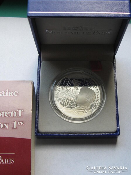 Franciaország - 2004 - 1½ Euro - emlékérme - Napóleon koronázása, 200. évfordulójára - ezüst, PP