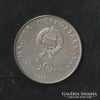 50 Forint 1988 A világ vadvédelmi alap alapításának 25. évfordulójára.
