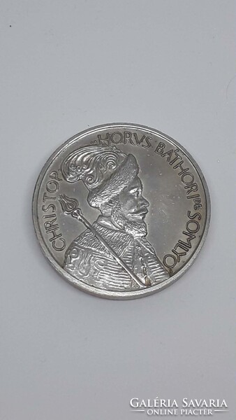 EZÜST ERDÉLYI FEJEDELMEK BÁTHORY KRISTÓF  1988  71,8g