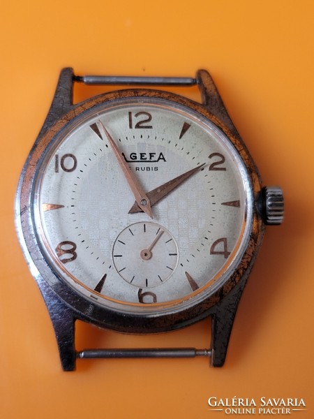 AGEFA 15 köves antik mechanikus férfi karóra