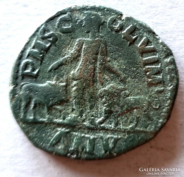 Római Philipus Provinciális Bronz Sestertius Viminacium 17,9 gr/27 mm (NZ3)