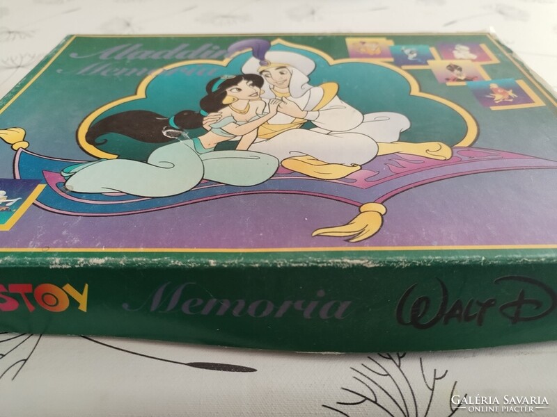Ritka Retro Disney Aladdin Memóriajáték ,nincs átszámolva lehet hiányos is