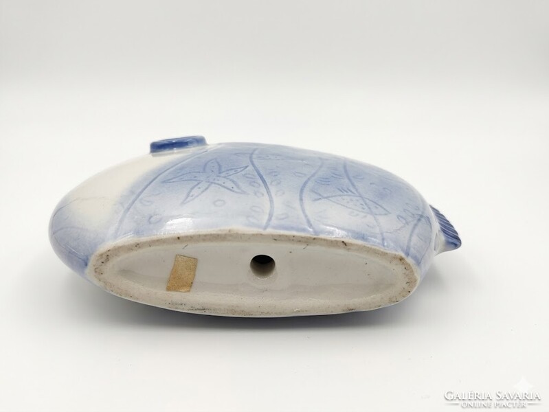 Ősz Szabó Antónia aquazur porcelán halacska