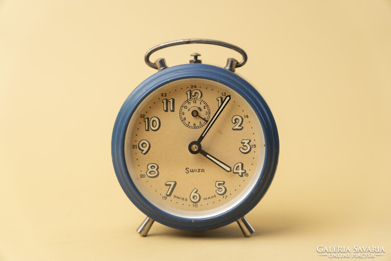 Mid Century Svájci SWIZA Asztali Óra / Retró / Régi / Swiss Made