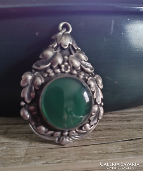 Ezüst medál/krizopraz