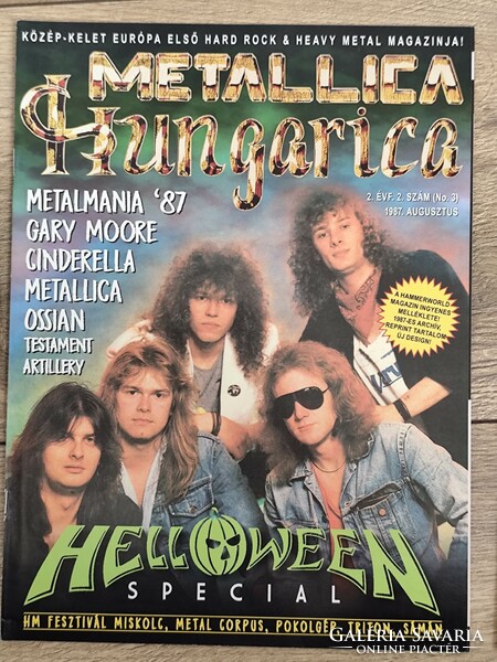 Metallica Hungarica 1/1, 2/2, 2/2 számok 1986, 1987
