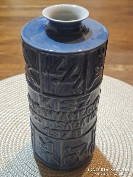 Régi Zsolnay Török János váza