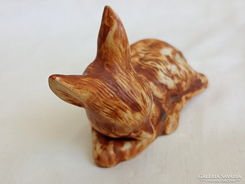 Biskvit porcelán Bambi őz gida Lippelsdorf GDR 1970- retro ritka
