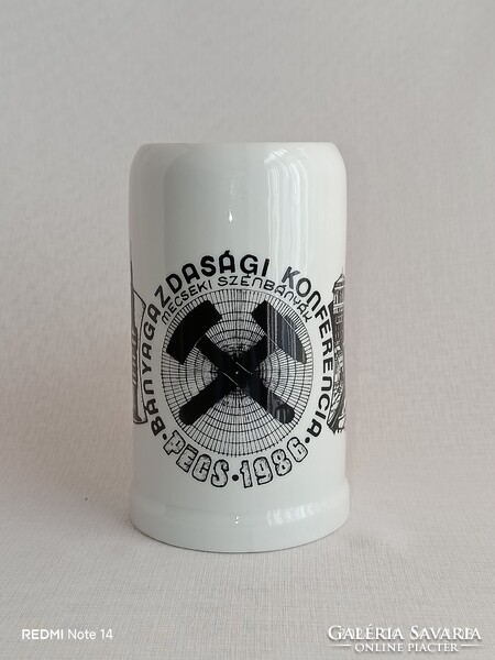 Zsolnay porcelán 3 deciliteres BÁNYÁSZKORSÓ
