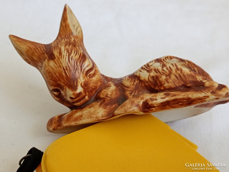 Biskvit porcelán Bambi őz gida Lippelsdorf GDR 1970- retro ritka